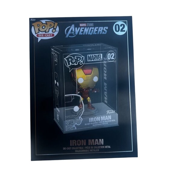 Iron Man 02 DIE-CAST POP Funko Mint Condition - Picture 5 of 9